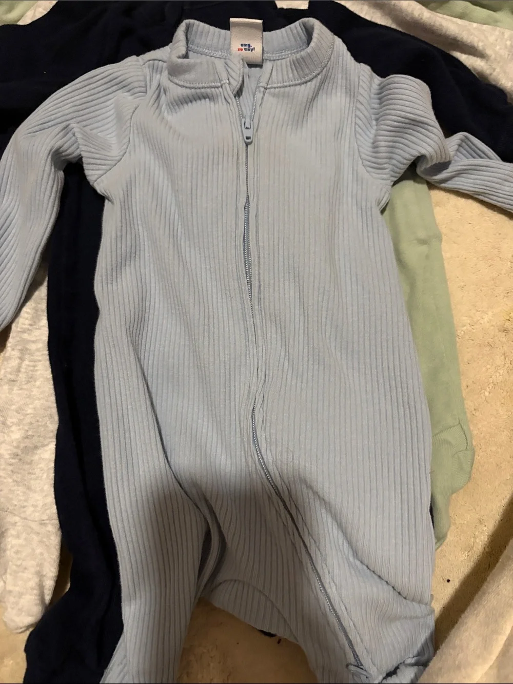 5 pack old navy 0-3  Zip Baby One-Piece